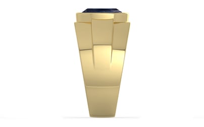 Ashtadhatu Thailand Blue Sapphire Ring Limited Quality (R1)