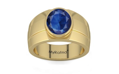 Ashtadhatu Thailand Blue Sapphire Ring Limited Quality (R1)