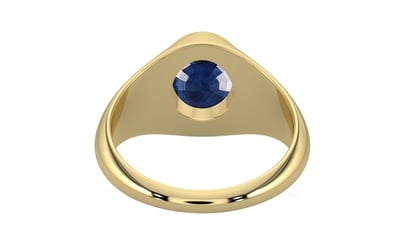 Ashtadhatu Thailand Blue Sapphire Ring Limited Quality (R12)