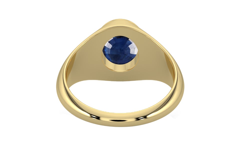 Ashtadhatu Thailand Blue Sapphire Ring Limited Quality (R12)