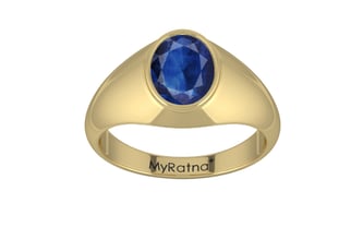 Ashtadhatu Thailand Blue Sapphire Ring Limited Quality (R12)