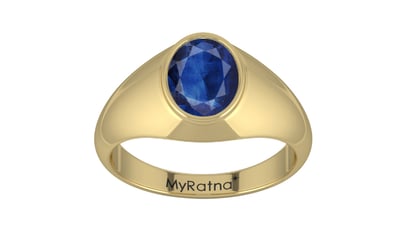 Ashtadhatu Thailand Blue Sapphire Ring Limited Quality (R12)