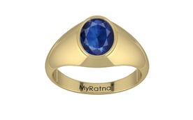 Ashtadhatu Thailand Blue Sapphire Ring Limited Quality (R12)