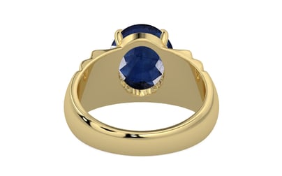 Ashtadhatu Thailand Blue Sapphire Ring Limited Quality (R4)
