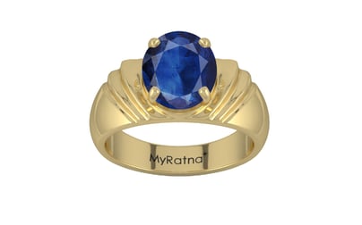 Ashtadhatu Thailand Blue Sapphire Ring Limited Quality (R4)