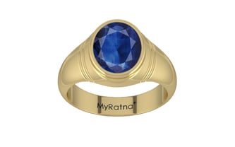 Ashtadhatu Thailand Blue Sapphire Ring Limited Quality (R7)