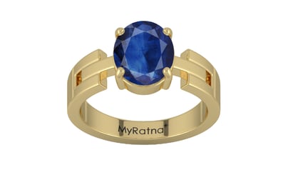 Ashtadhatu Thailand Blue Sapphire Ring Limited Quality (R8)