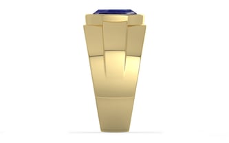 Ashtadhatu Thailand Blue Sapphire Ring Prime Quality (R1)