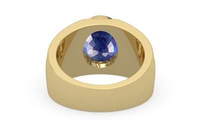 Ashtadhatu Thailand Blue Sapphire Ring Prime Quality (R1)