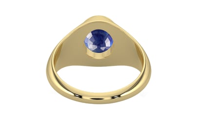 Ashtadhatu Thailand Blue Sapphire Ring Prime Quality (R12)