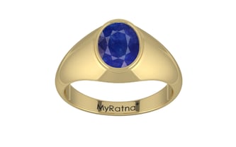 Ashtadhatu Thailand Blue Sapphire Ring Prime Quality (R12)