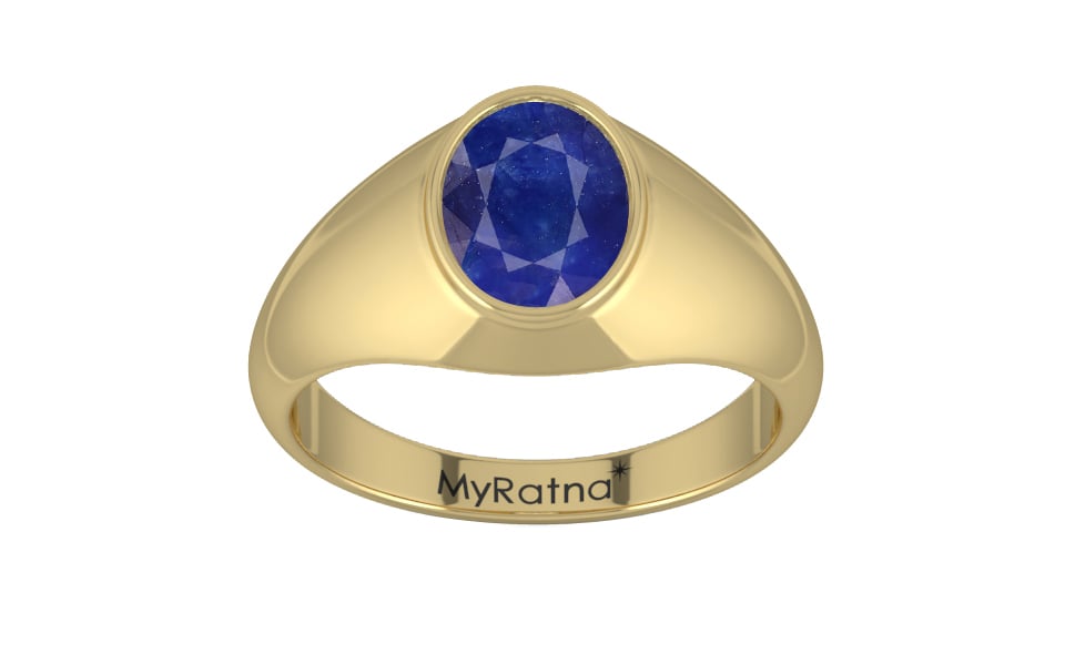 Ashtadhatu Thailand Blue Sapphire Ring Prime Quality (R12)