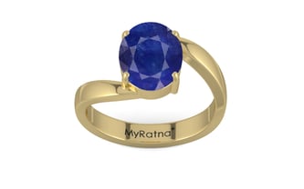 Ashtadhatu Thailand Blue Sapphire Ring Prime Quality (R2)