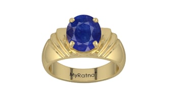Ashtadhatu Thailand Blue Sapphire Ring Prime Quality (R4)