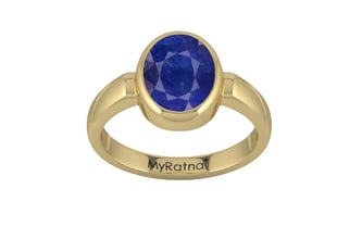 Ashtadhatu Thailand Blue Sapphire Ring Prime Quality (R6)
