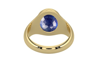 Ashtadhatu Thailand Blue Sapphire Ring Prime Quality (R7)