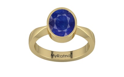 Ashtadhatu Thailand Blue Sapphire Ring Prime Quality (R9)