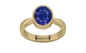 Ashtadhatu Thailand Blue Sapphire Ring Prime Quality (R9)