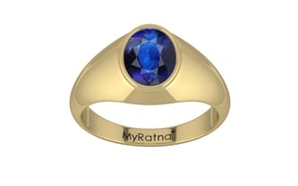 Ashtadhatu Thailand Blue Sapphire Ring Rare Quality (R12)