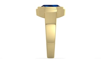 Ashtadhatu Thailand Blue Sapphire Ring Rare Quality (R3)