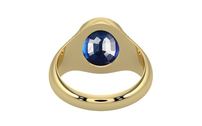 Ashtadhatu Thailand Blue Sapphire Ring Rare Quality (R7)