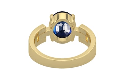 Ashtadhatu Thailand Blue Sapphire Ring Rare Quality (R8)