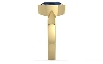 Ashtadhatu Thailand Blue Sapphire Ring Rare Quality (R9)