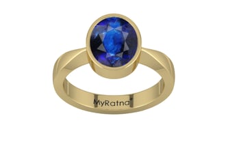 Ashtadhatu Thailand Blue Sapphire Ring Rare Quality (R9)