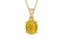 Ashtadhatu Thailand Yellow Sapphire Pendant Fine Quality (P10)