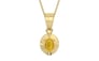 Ashtadhatu Thailand Yellow Sapphire Pendant Fine Quality (P11)