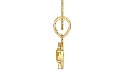 Ashtadhatu Thailand Yellow Sapphire Pendant Fine Quality (P11)