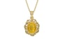 Ashtadhatu Thailand Yellow Sapphire Pendant Fine Quality (P5)