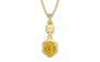 Ashtadhatu Thailand Yellow Sapphire Pendant Fine Quality (P6)