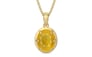 Ashtadhatu Thailand Yellow Sapphire Pendant Fine Quality (P8)