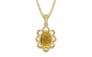 Ashtadhatu Thailand Yellow Sapphire Pendant Prime Quality (P3)
