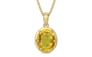 Ashtadhatu Thailand Yellow Sapphire Pendant Rare Quality (P8)