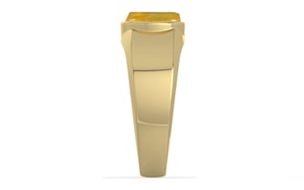 Ashtadhatu Thailand Yellow Sapphire Ring Fine Quality (R10)