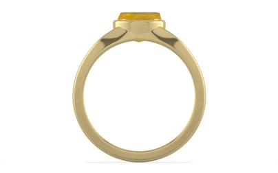 Ashtadhatu Thailand Yellow Sapphire Ring Fine Quality (R10)