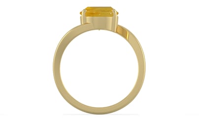 Ashtadhatu Thailand Yellow Sapphire Ring Fine Quality (R2)