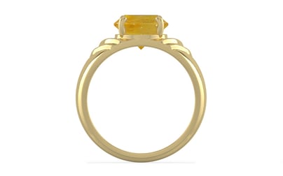 Ashtadhatu Thailand Yellow Sapphire Ring Fine Quality (R4)