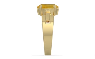 Ashtadhatu Thailand Yellow Sapphire Ring Fine Quality (R8)