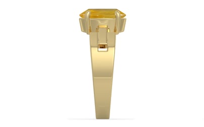 Ashtadhatu Thailand Yellow Sapphire Ring Fine Quality (R8)