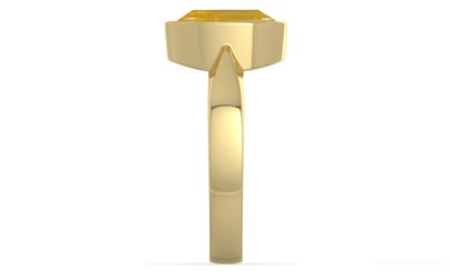 Ashtadhatu Thailand Yellow Sapphire Ring Fine Quality (R9)