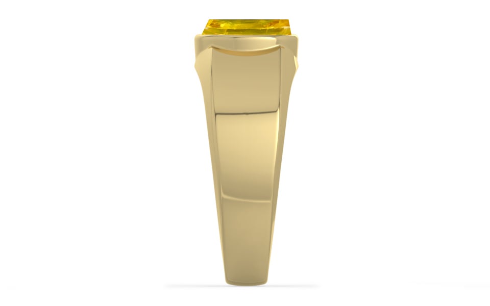 Ashtadhatu Thailand Yellow Sapphire Ring Limited Quality (R10)