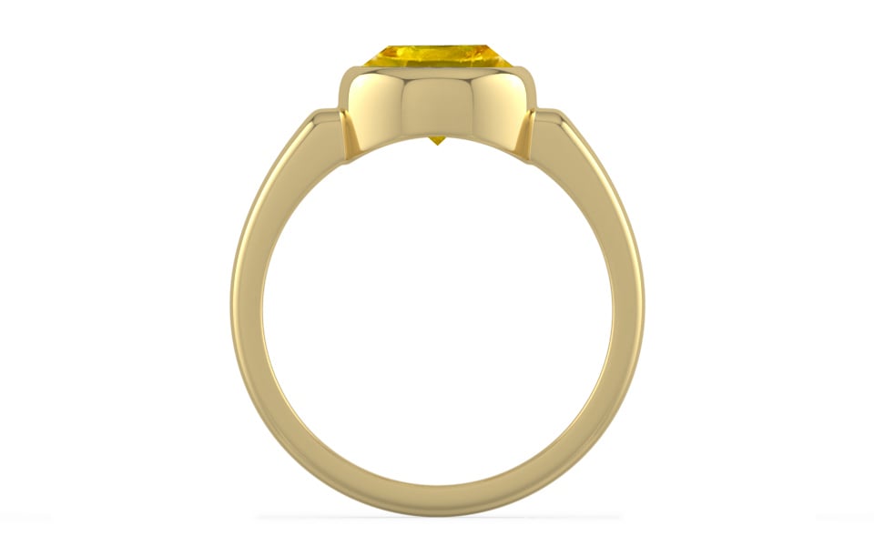 Ashtadhatu Thailand Yellow Sapphire Ring Limited Quality (R6)