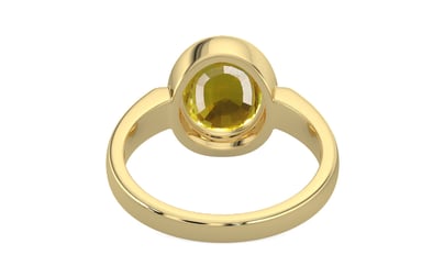 Ashtadhatu Thailand Yellow Sapphire Ring Limited Quality (R6)