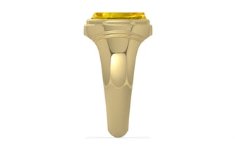 Ashtadhatu Thailand Yellow Sapphire Ring Limited Quality (R7)