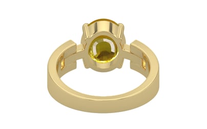 Ashtadhatu Thailand Yellow Sapphire Ring Limited Quality (R8)