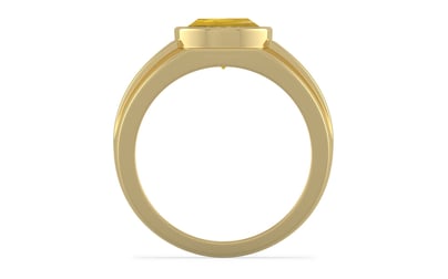 Ashtadhatu Thailand Yellow Sapphire Ring Prime Quality (R1)