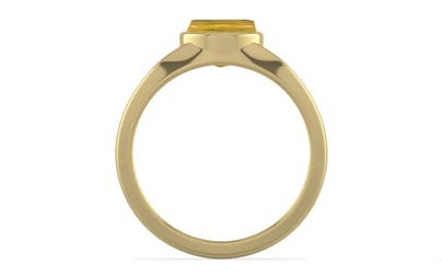 Ashtadhatu Thailand Yellow Sapphire Ring Prime Quality (R10)